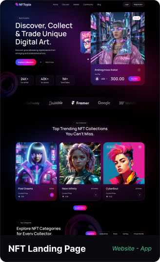 NFT Landing Page