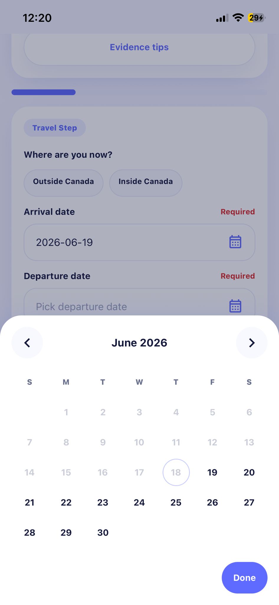 App Lawyer deadline and intake detail screen 13