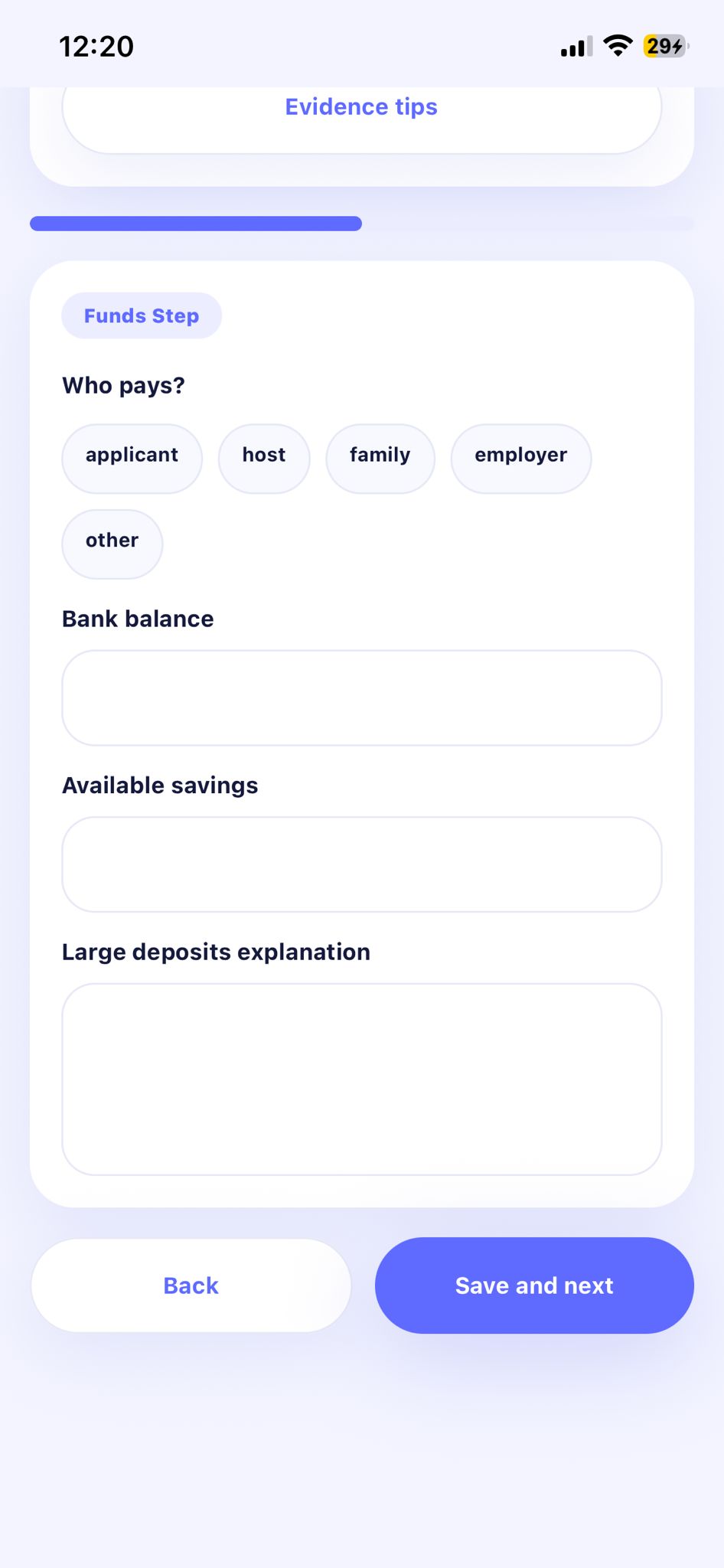App Lawyer deadline and intake detail screen 15