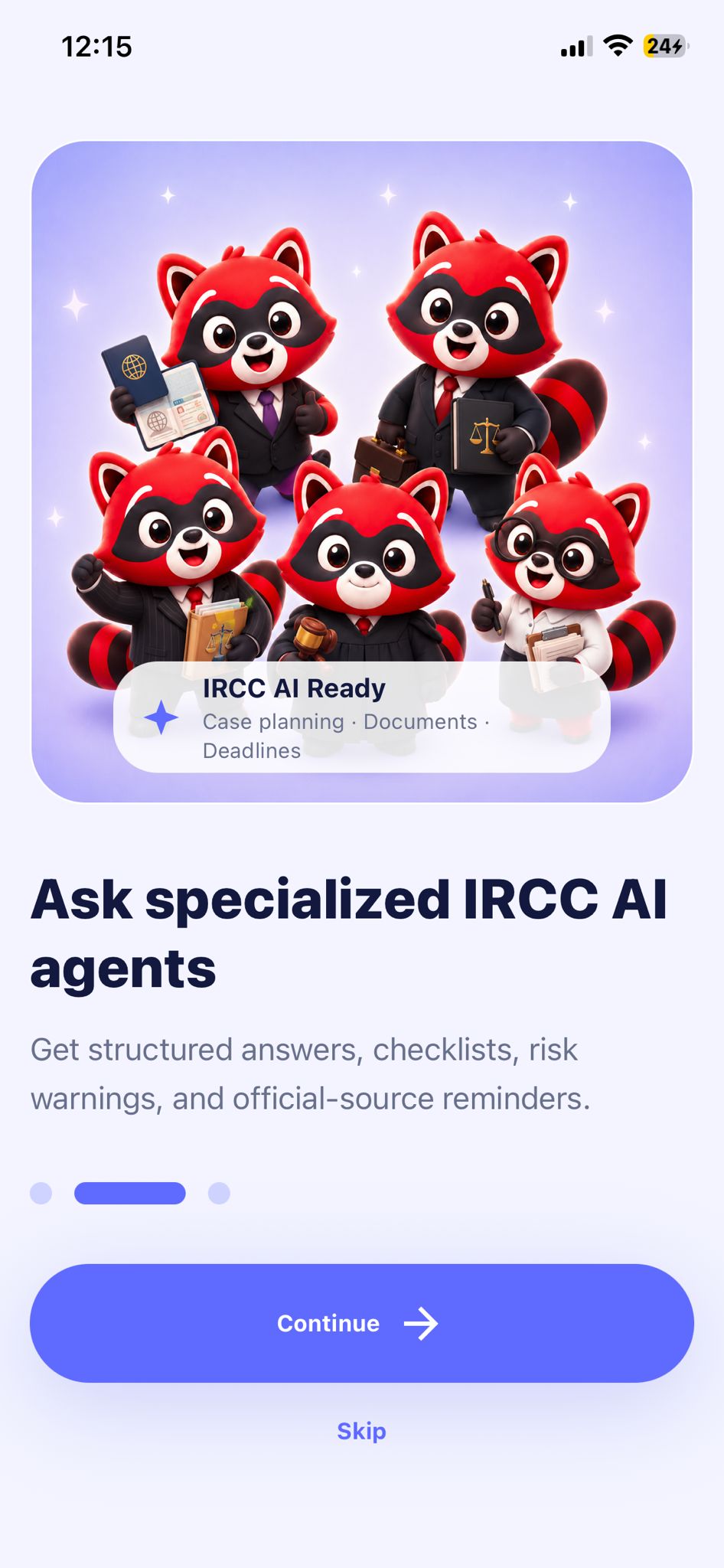 App Lawyer onboarding screen 2