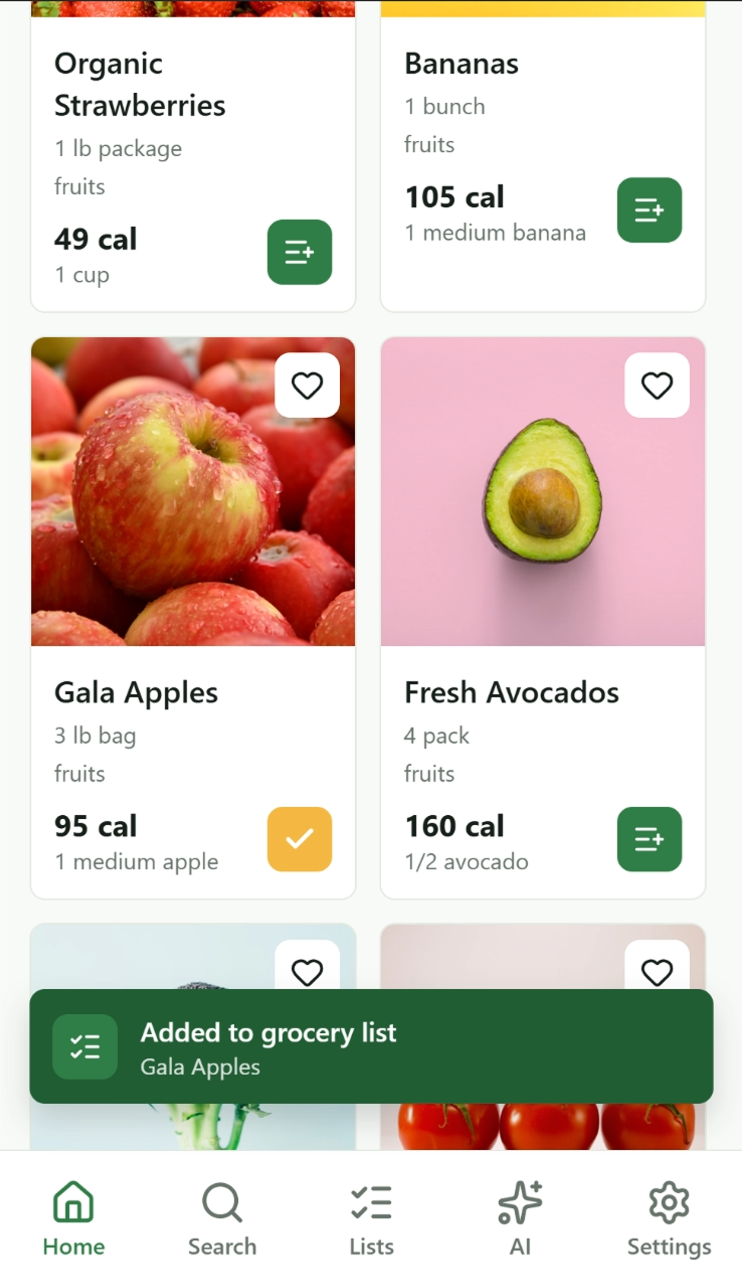 AI Meal Planner form with household preferences allergies and budget