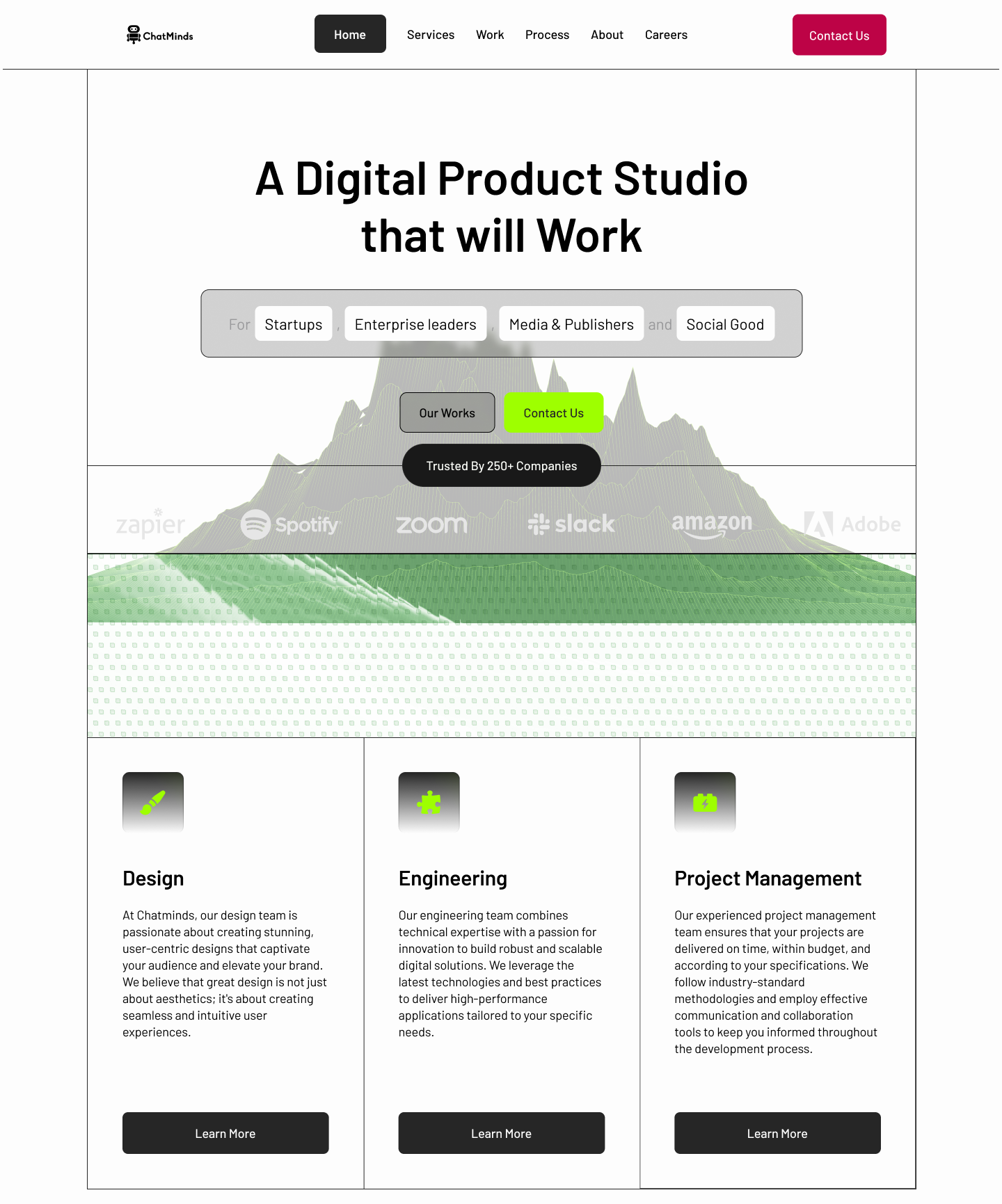 Website redesign comparison